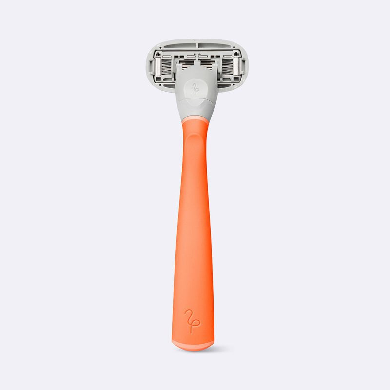 Flamingo razor in the color Papaya